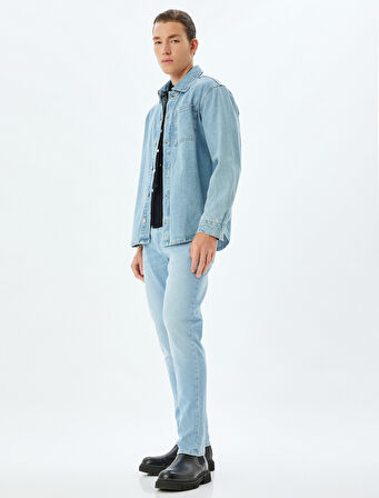 Slim Fit Kot Pantolon - Brad Jean