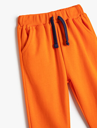 Basic Jogger Eşofman Altı Beli Lastikli Pamuklu