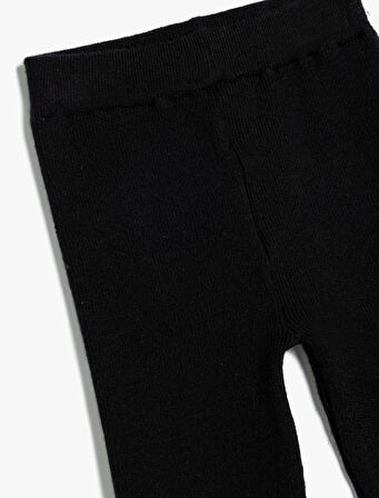 İspanyol Paça Tayt Beli Lastikli