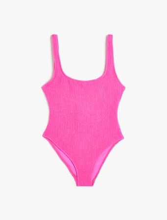 Dokulu Mayo Slim Fit U Yaka