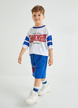 Koton Baskılı Beyaz Erkek T-Shirt 4SKB10540TK