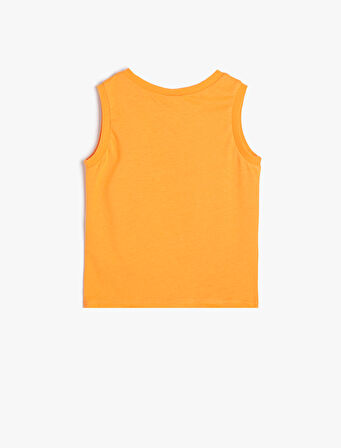 Atlet Kolsuz Meyve Baskılı Pamuklu