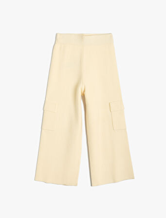 Basic Bol Paça Pantolon Kargo Cep Detaylı