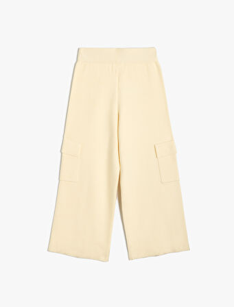 Basic Bol Paça Pantolon Kargo Cep Detaylı