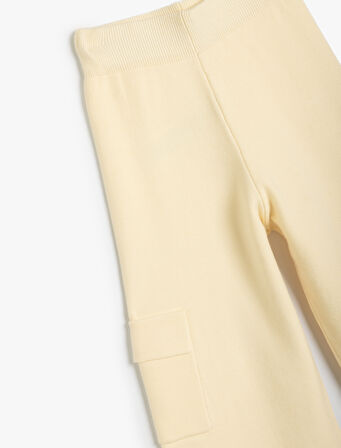 Basic Bol Paça Pantolon Kargo Cep Detaylı