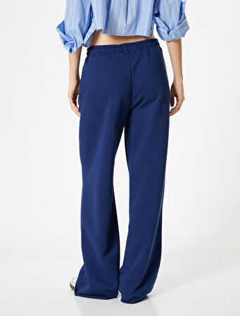 Geniş Paça Eşofman Nervürlü Rahat Kalıp