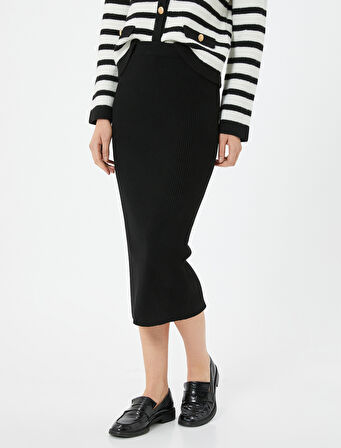 Kalem Triko Etek Midi Boy