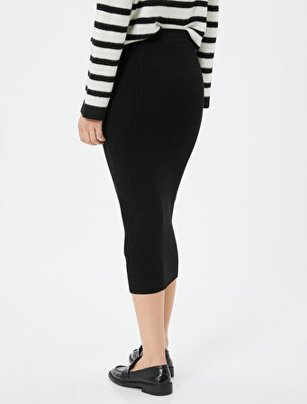 Kalem Triko Etek Midi Boy