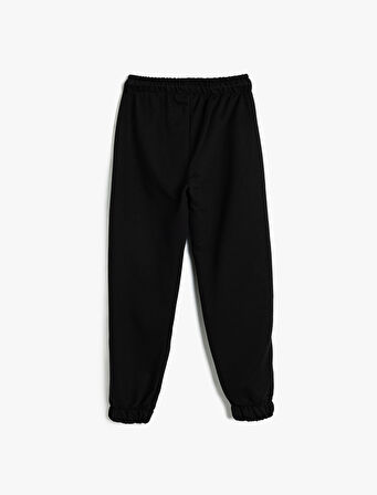 Basic Jogger Eşofman Altı Cepli Beli Lastikli Pamuklu