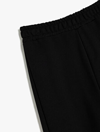 Basic Jogger Eşofman Altı Beli Lastikli Pamuklu
