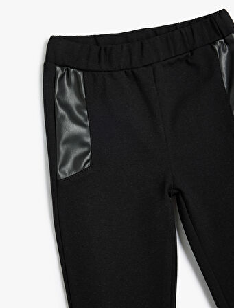 Basic Tayt Beli Lastikli Kumaş Detaylı