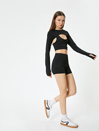 Cepli Ekstra Mini Spor Şort