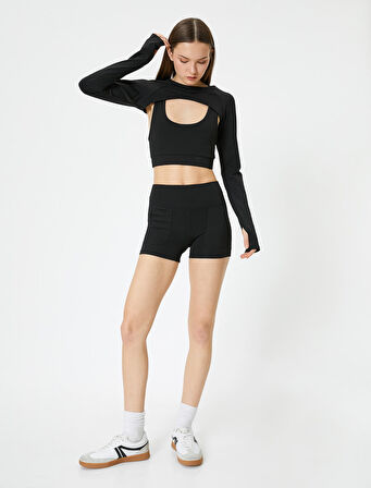 Cepli Ekstra Mini Spor Şort