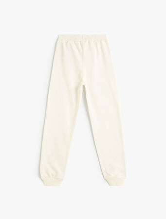 Beli Lastikli Şardonlu Basic Jogger Eşofman Altı