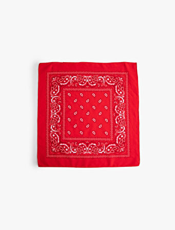 Bandana Etnik Desenli Pamuklu