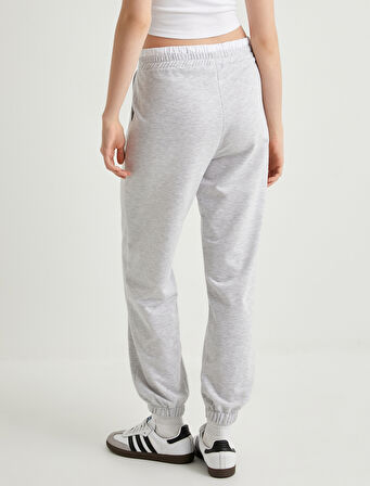 Jogger Eşofman Altı Çift Bel Detaylı Cepli Rahat Kalıp