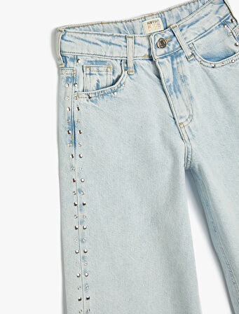 İspanyol Paça Kot Pantolon Pamuklu - Flare Jeans