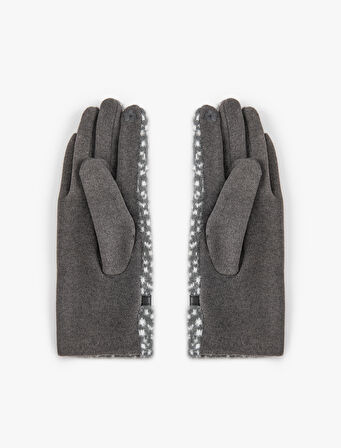 Eldiven Desenli Kemerli Metal Aksesuarlı