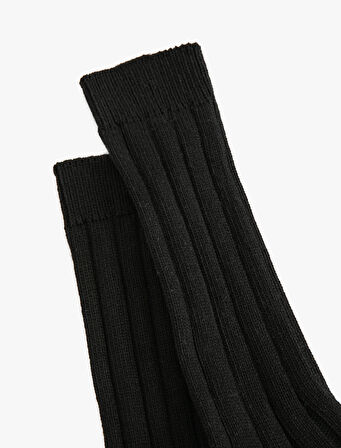 Kalın Dokulu Soket Çorap