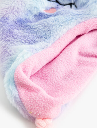 Peluş Kulak Kapaklı Bere Çene Altından Bağcıklı