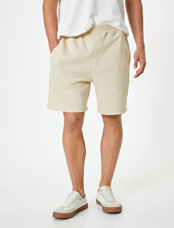 Şort Cep Detaylı Pamuklu