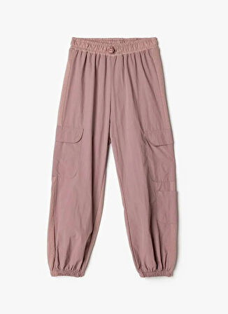 Koton Lastikli Paça Pembe Kız Çocuk Eşofman Altı 5WKG40063AK