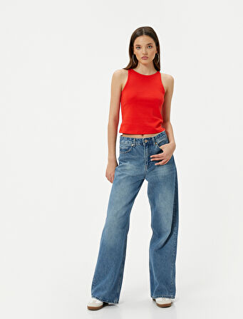 Bisiklet Yaka Atlet Slim Fit