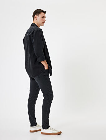 Slim Fit Kot Pantolon - Brad Jean