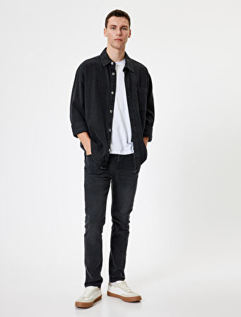 Slim Fit Kot Pantolon - Brad Jean