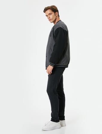 Standart Bel Slim Fit Pamuklu Kot Pantolon - Brad Jean
