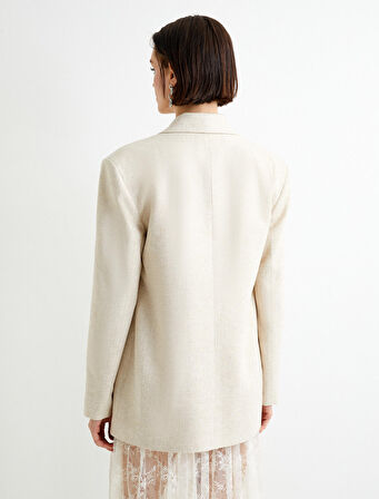 Blazer Ceket Fleto Cepli