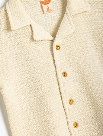 Polo Tişört Kısa Kollu Düğme Detaylı 