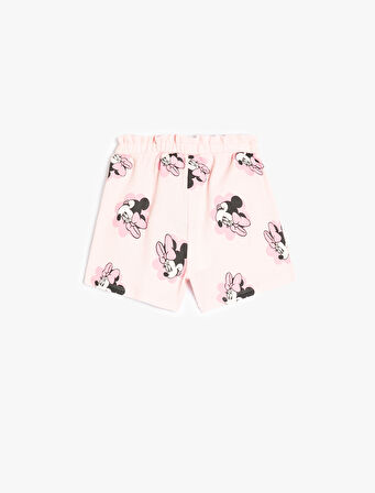 Minnie Mouse Şort Lisanslı Pamuklu