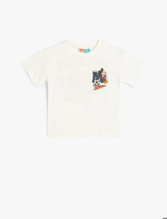 4SMB10338TK Koton Erkek Bebek T-shirt BEYAZ