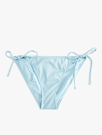 Parlak Brazilian Bikini Altı Yanları Bağlama Detaylı