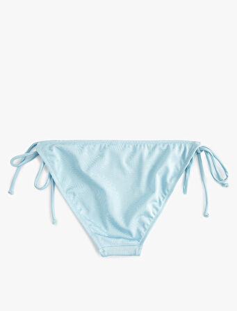 Parlak Brazilian Bikini Altı Yanları Bağlama Detaylı