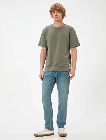 4SAM40341ND Koton Erkek Jean Pantolon AÇIK İNDİGO