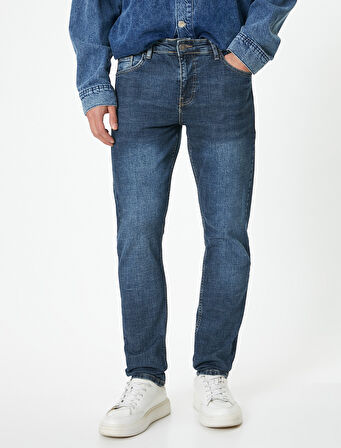 Slim Fit Kot Pantolon - Brad Jean