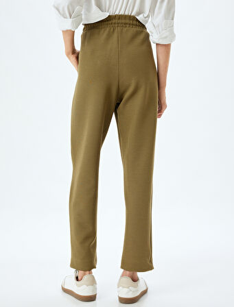 Eşofman Pantolon Cepli Beli Bağlamalı