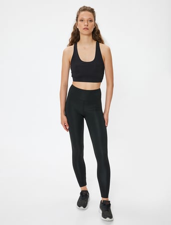 Spor Tayt Yüksek Bel Slim Fit