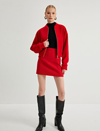 Mini Tüvit A Kesim Etek Slim Fit