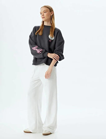 5WAL10172IK Koton Kadın Sweat ANTRASİT