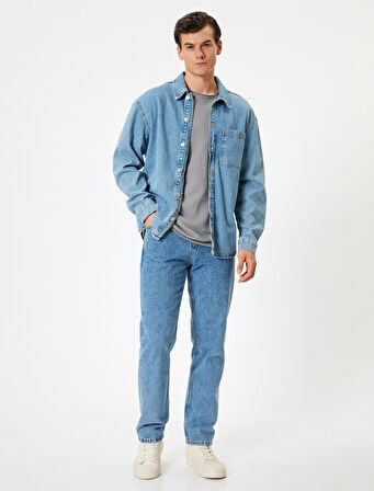 Straight Fit Kot Pantolon - Mark Jean