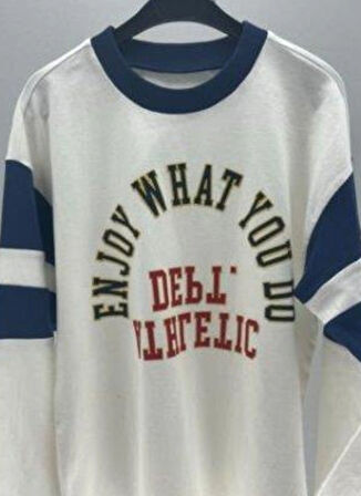 Koton Baskılı Ekru Erkek Çocuk  T-Shirt 5WKB10180TK