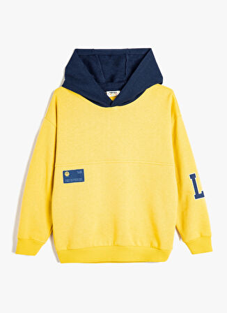 Koton Baskılı Erkek Çocuk Hardal Sweatshırt 5WKB10189TK