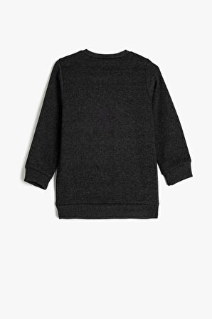 Koton Erkek Çocuk Sweatshirt Uzun Kollu Kaplan Baskılı
