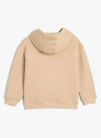 Koton Baskılı Erkek Bej Sweatshırt 5WKB10235TK