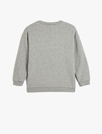 Marvel Sweatshirt Lisanslı Bisiklet Yaka Pamuk Karışımlı