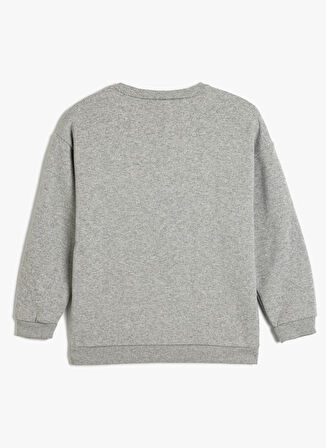 Koton Baskılı Erkek Çocuk Gri Sweatshırt 5WKB10238TK