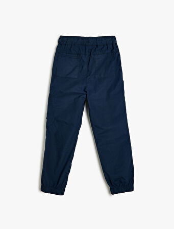 Paraşüt Pantolon Beli Bağlamalı Yan Cep Detaylı 